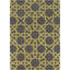 Tapis marocain en laine touffeté à la main gris et vert Acworth-117460015
