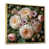 Toile avec cadre flottant or