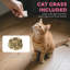 Cat Scratching Board 2in1 Cardboard Cat House with Door Pink