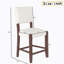 Ensemble de tabourets de bar de style Mid-Century idéal pour l'îlot de cuisine et la salle à manger, revêtu d'un matériau confortable et de pieds en bois massif-1338027042-1338027043