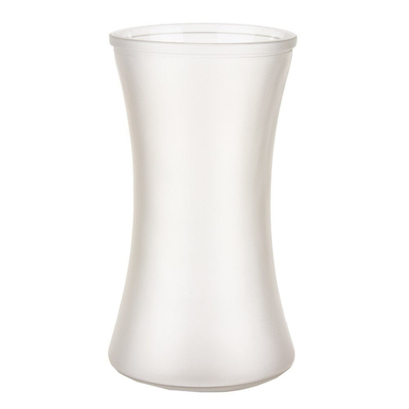 Vase transparent, Blanc