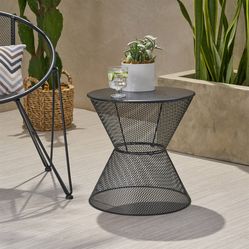Table d'appoint NEVada, Noir mat