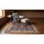 Tapis oriental en laine noué à la main bleu marine-143918991