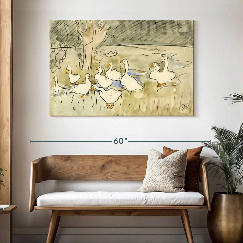 Classic Ducks, 32" H x 48" W