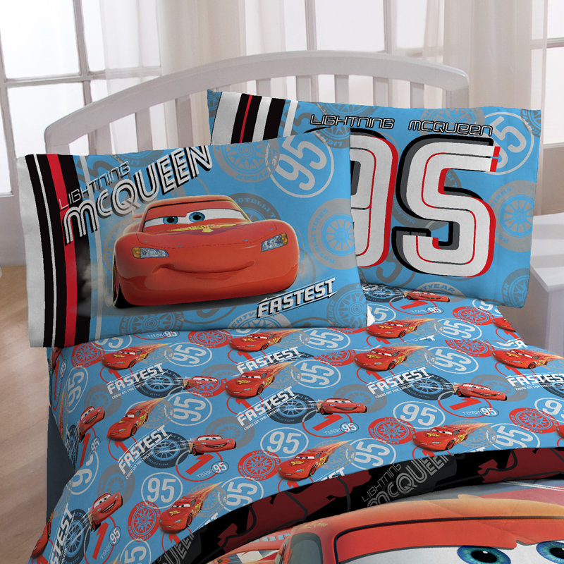 Ensemble de draps 3 pièces Cars 95