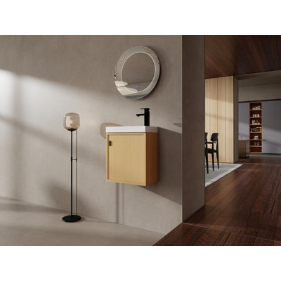 Meuble-lavabo 18,5 po avec lavabo en résine
