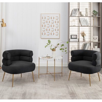Demetrius Upholstered Barrel Chair