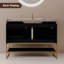 Meuble-lavabo autoportant moderne 36 po avec lavabo en céramique sans couture et plateau en pierre frittée-1786067772-1786067773-1786067774