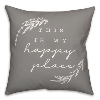 Outdoor Reversible Throw Pillow
