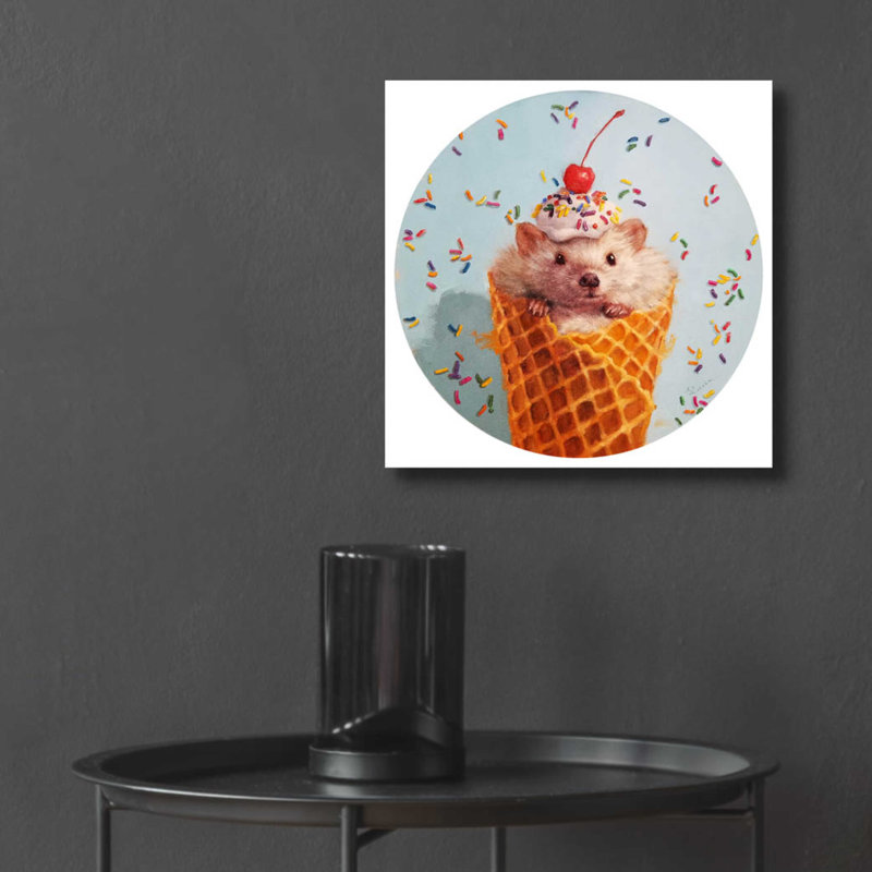 «Sprinkled» par Lucia Heffernan, H 12 po x l 12 po x P 0,13 po
