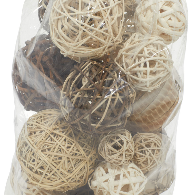 Matthias 2 Piece Decorative Sola Ball Bag Set