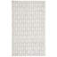 Tapis géométrique en laine / gris tissé à la main Vermont-483170525