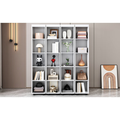 Grand lit, de couleur blanche, lit avec une charge de 700 lb, pour deux options de couleurs polyvalentes, petits espaces pliables et compacts