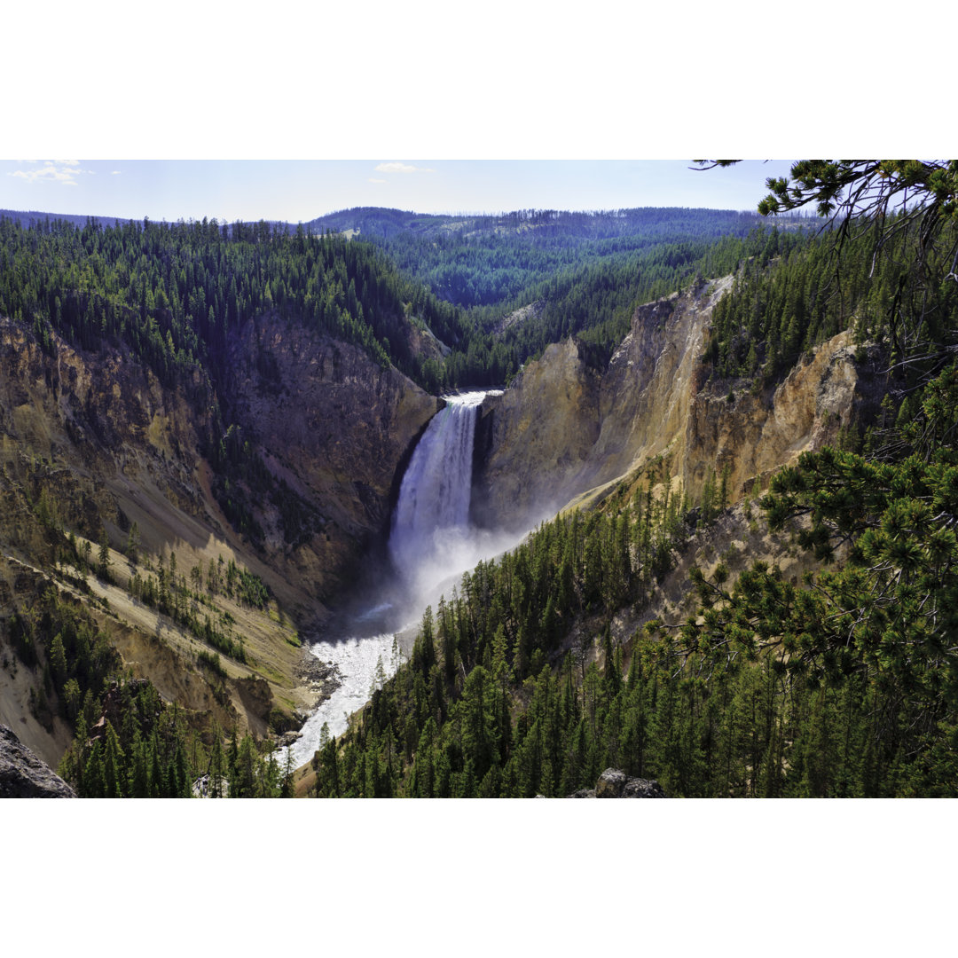 Yellowstone Falls von Dszc - Kunstdrucke auf Leinwand