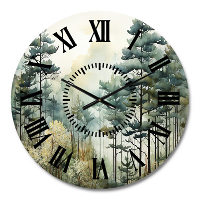 Horloge murale Tonalis Whispering Pines Pointillism I