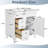 30'' Bathroom Vanity with Ceramic Sink Top-296845246