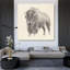 «Union Rustic Harper, Ethan», art sur toile tendue: Western Bison Study-1731130670