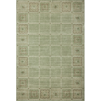 Tapis beige / multicolore lavable à la machine Rifle Paper Company x Loloi Orchard
