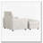 42" Oversized Upholstered  Sleeper Chair Chaise Lounge with Storage Ottoman and Armrests,Cup Holders-1046131611