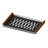 Rectangular Glass Ottoman Tray - 304 Stainless Steel & Solid Wood Oak Decorative Tray