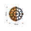 Horloge murale décorative en bois