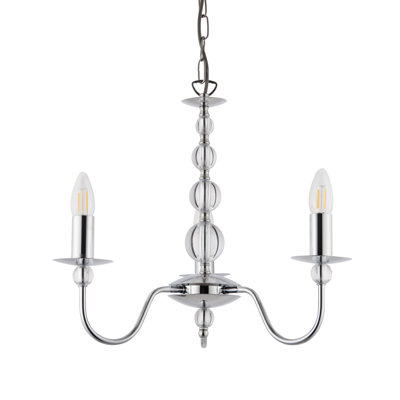 Norfolk 3 - Light Candle Chandelier