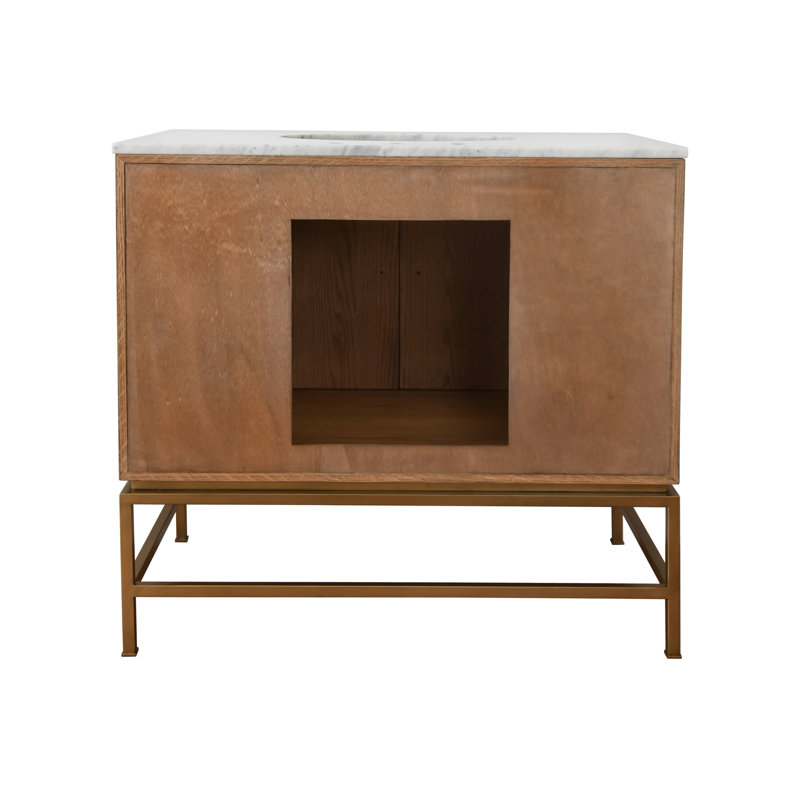 Clifford 36.5'' W Single Vanity, Brown