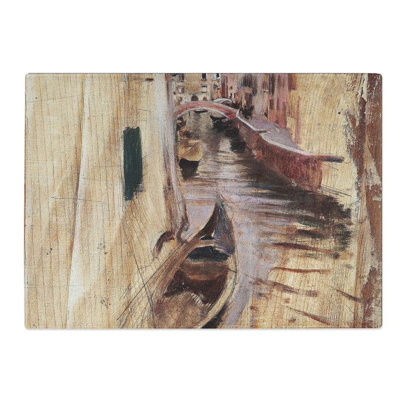 Venice Sketch by Giovanni Boldini Chopping Board, 0.4cm H x 28.5cm W x 39cm L