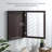 HOMCOM 24" X 32" Jersey Display Case, Wall-Mounted Memorabilia Acrylic Shadow Box With Hanger, Brown-869494364-869494366