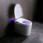 Toilette intelligente sans réservoir avec bidet intégré, une pièce, chasse d'eau automatique, ouverture / fermeture automatique, siège chauffant, lavage à bulles, eau chaude et sèche, température réglable, télécommande