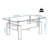 Mairwen Glass Top End Table-845767365
