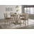 5pcs set Counter Table Set Square Counter Table Solid Wood Modern Farmhouse Rustic Look Distressed Look
