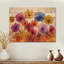 Paysage d'été champêtre fleurs sauvages - décoration murale en bois de fleurs sauvages - sur bois de pin naturel-923318026
