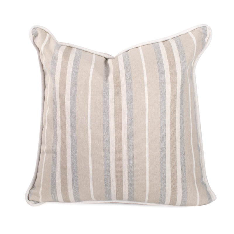 Coussin intérieur / extérieur Dune, Sable, Carré, H 24 po x l 24 po