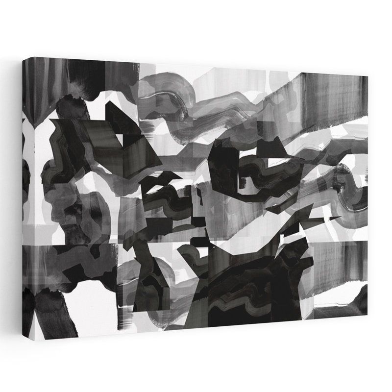 Art contemporain contemporain abstrait, H 8 po x l 12 po