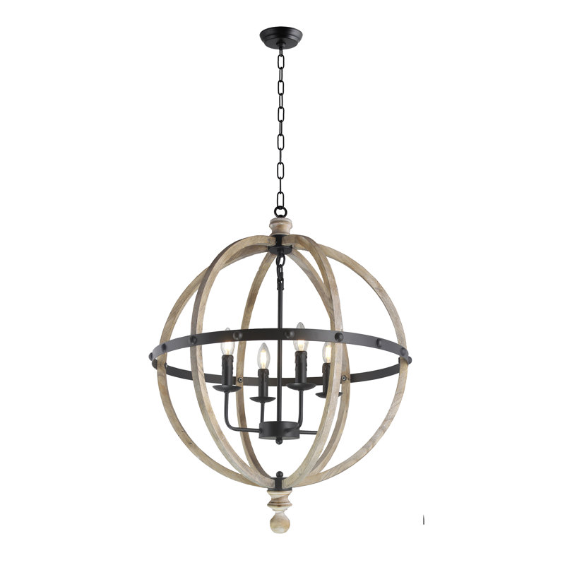 Lustre de globe à 3 lumières unique Cavanagh