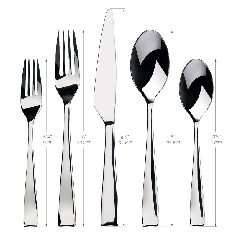 Strand 20 Piece Flatware Set, Service for 4