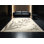 Tapis lavande lavable à la machine à motif d'herbes lavande style campagne française beige - Reliure beige