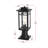Moravian 6.5 Inch Outdoor Post Light in Black
