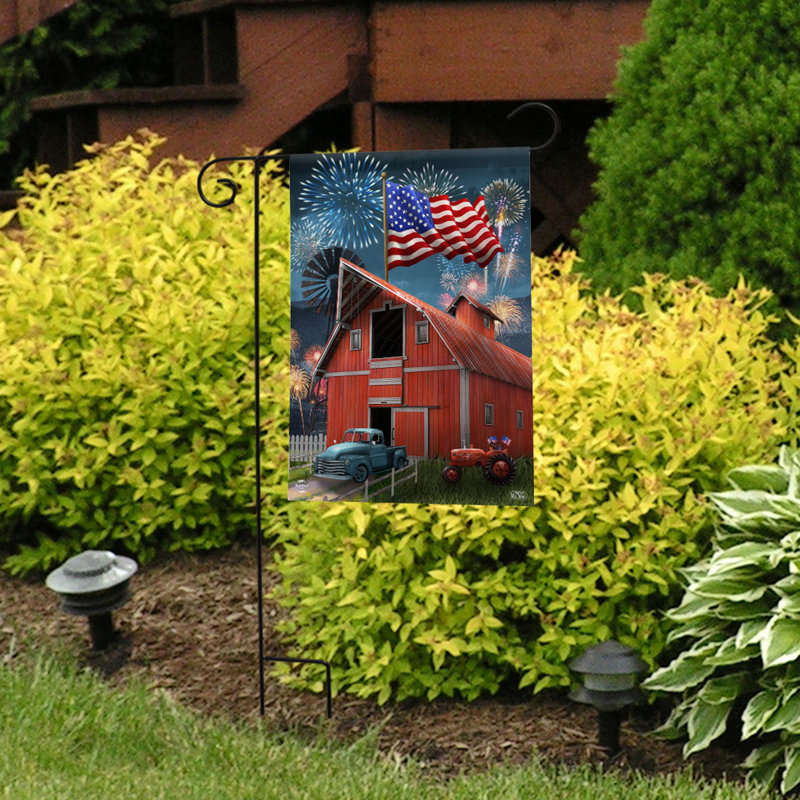 Drapeau de jardin de grange American Celebration