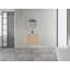 Meuble-lavabo mural 28 po avec lavabo en céramique et 1 porte à fermeture en douceur, emballage KD, contreplaqué-130626120