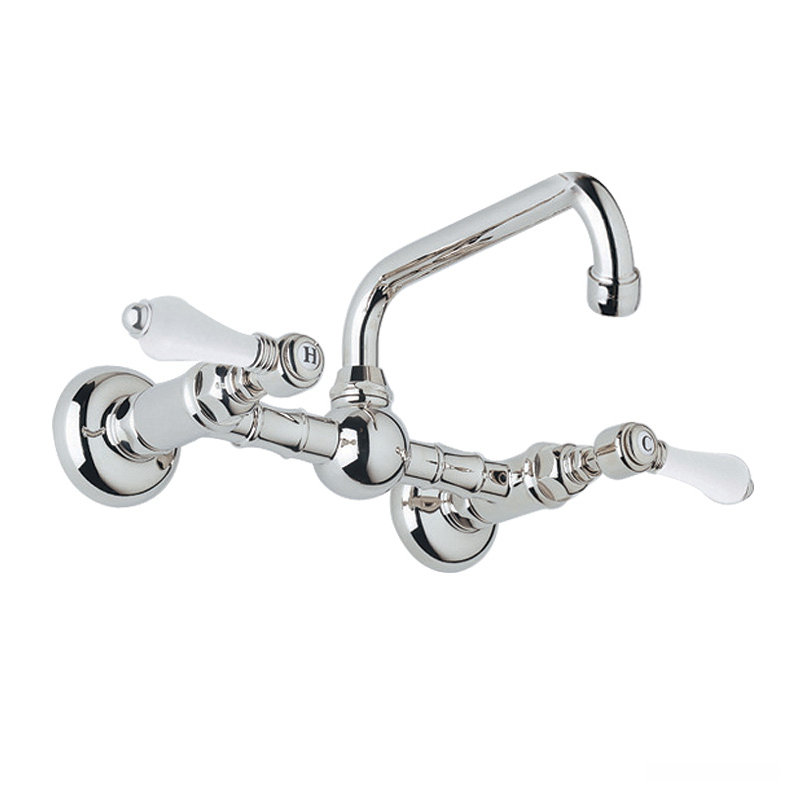 Acqui® Wall Mount Bathroom Faucet, Polished Chrome