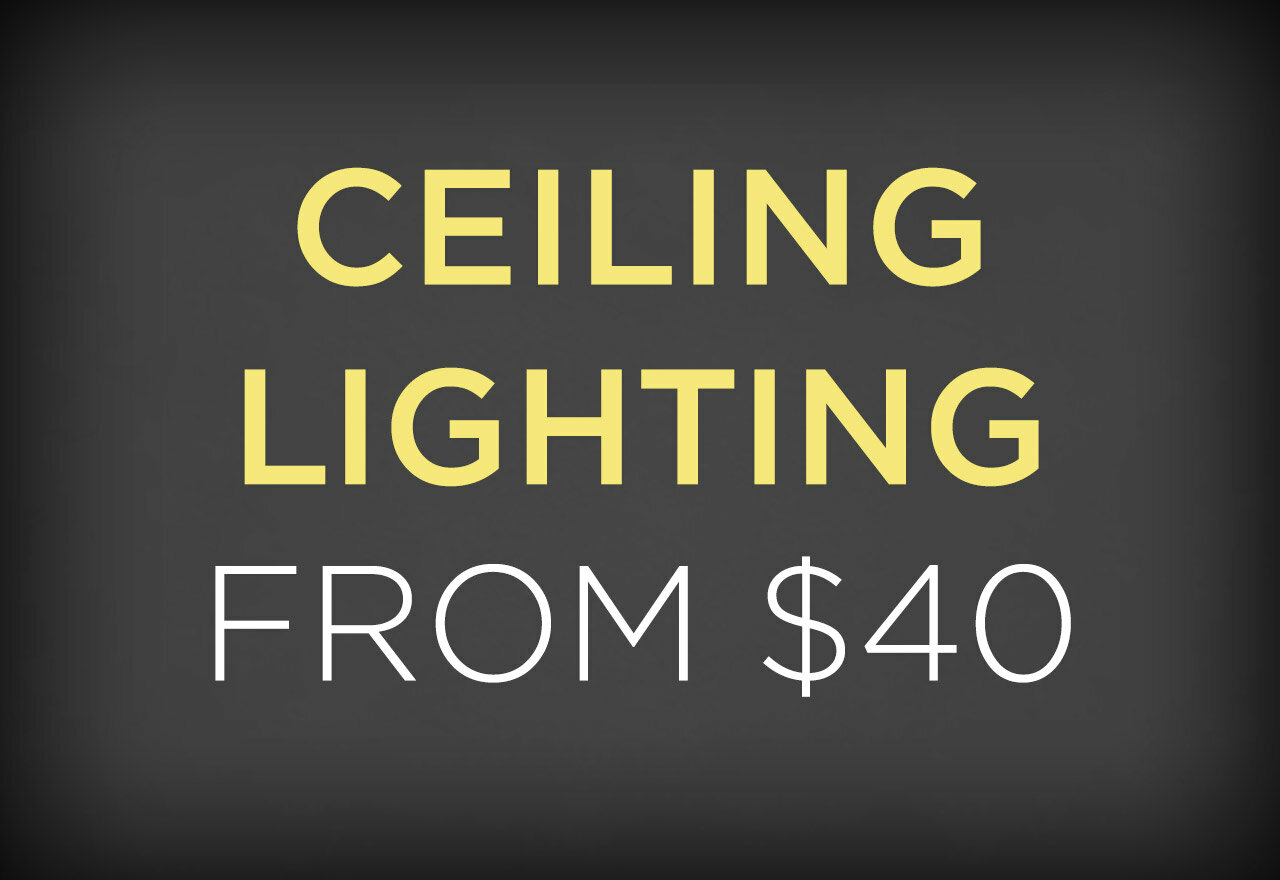 Ceiling Lighting From %2440 