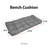 Bergholt Outdoor 5'' Bench Seat Cushion-86773871-86773865