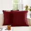 Housse de coussin réversible en velours Pom-poms (ensemble de 4)-111893171-111893175