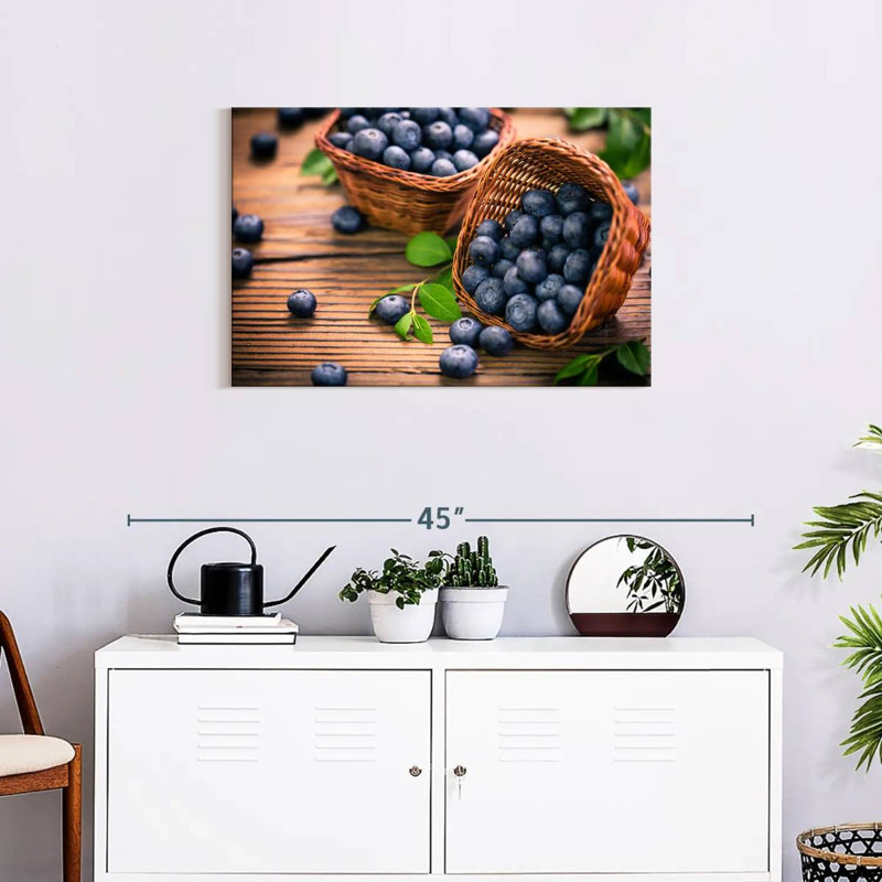 Yarlin Blueberries, 20" H x 30" W