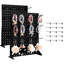 Support noir, 1 pièce avec 15 crochets, organisez vos outils, accessoires et produits pour une meilleure gestion, fabrication en acier laminé à froid, fiable, capacité de 11 lb, installation rapide, 16,92 po
