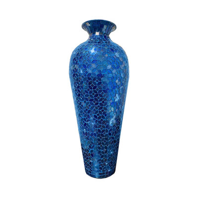 Iesha 20 Inch Glass Floor Vase