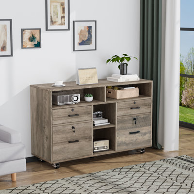 Audri 4-Drawer Lateral Filing Cabinet by Wade Logan