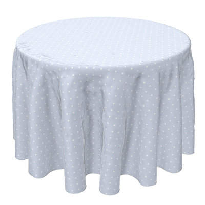 Feste Round Polka Dots Cotton Twill Tablecloth
